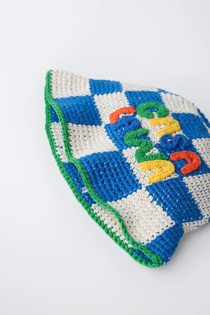 CASA LAWA X ZARA KIDS KNIT BUCKET HAT