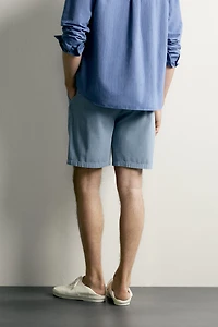 WASHED REGULAR FIT SHORTS
