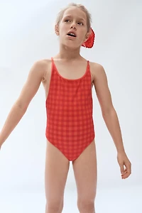 2-14 YEARS / GINGHAM SWIMSUIT LIMITED EDITION
