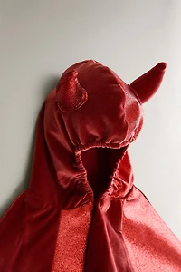 CHILDREN'S HALLOWEEN DEVIL CAPE COSTUME