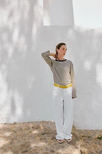 STRIPED LONG SLEEVE T-SHIRT