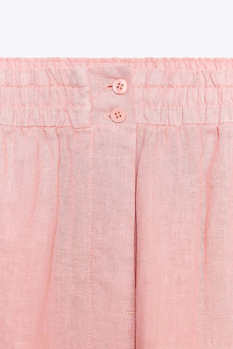 100% LINEN SHORTS ZW COLLECTION