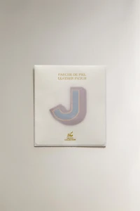 LEATHER LETTER J PATCH