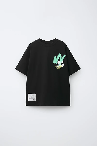 T-SHIRT À IMPRIMÉ GRAFFITIS