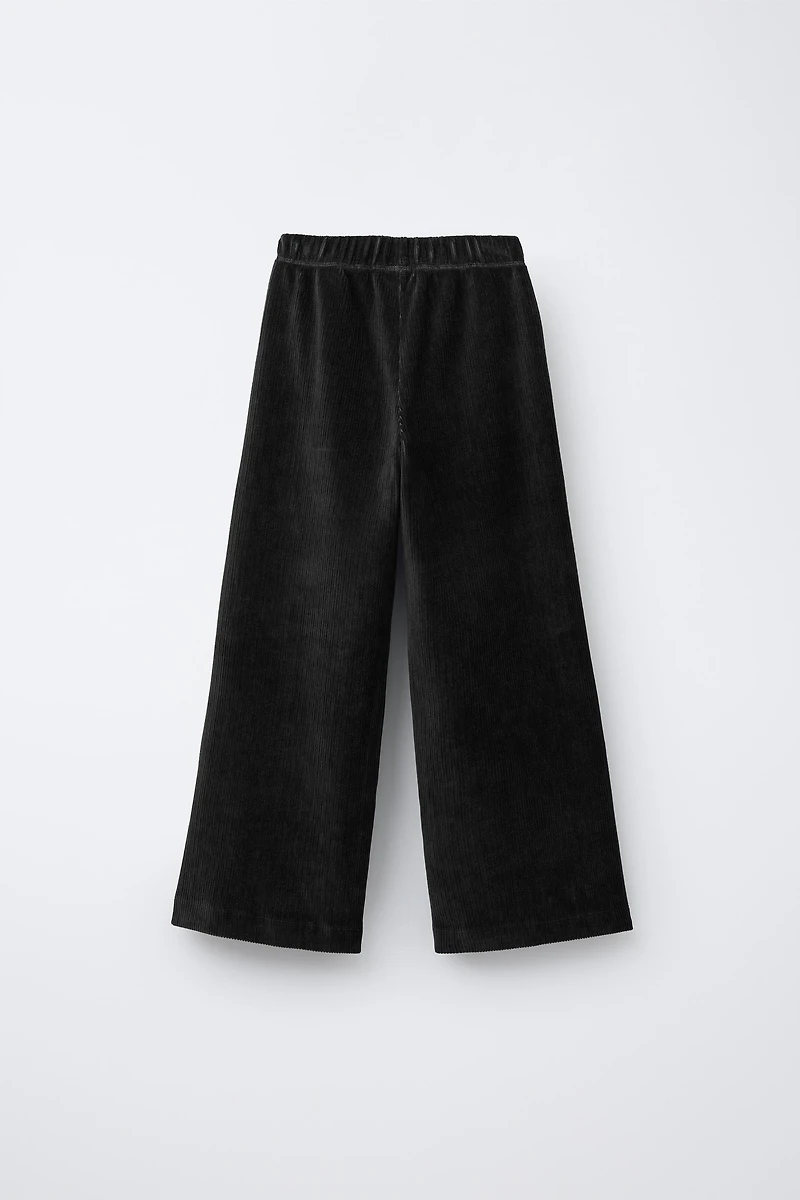 WIDE LEG CORDUROY PANTS