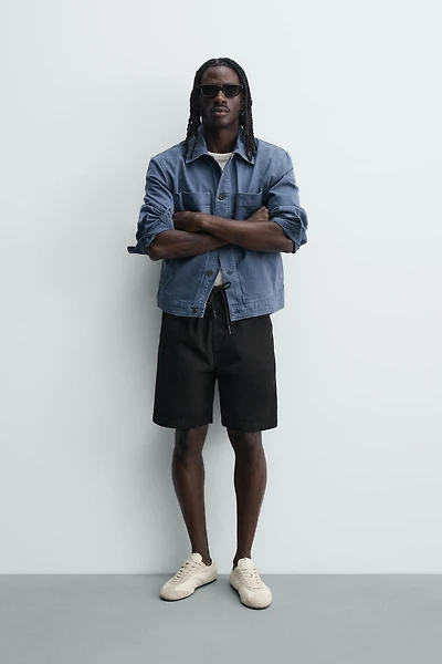 WASHED RELAXED FIT SHORTS