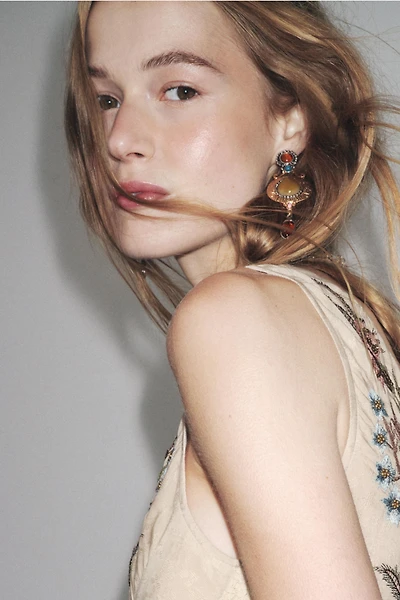 BOUCLES D'OREILLES PIERRES