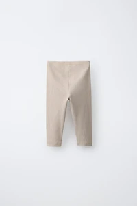 TWO-PACK OF PLAIN RIBBED LEGGINGS
