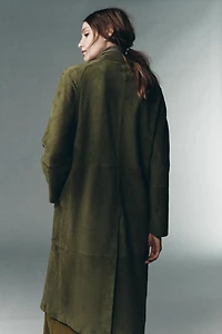 100% SUEDE LEATHER COAT LIMITED EDITION