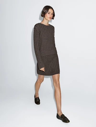 Long knit skirt