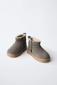 BOTTES EN CUIR DOUBLÉES