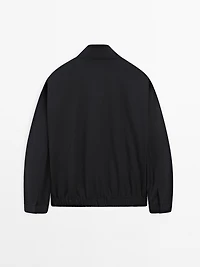 Wool blend jacket