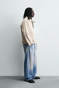 DENIM ZIP-UP JACKET
