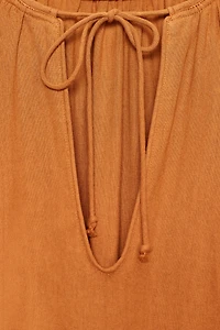 ZW COLLECTION LINEN TUNIC DRESS