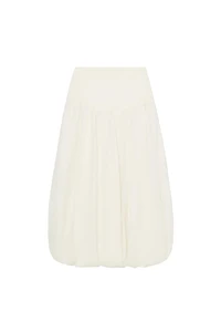 COMBINED KNIT BALLOON SKIRT