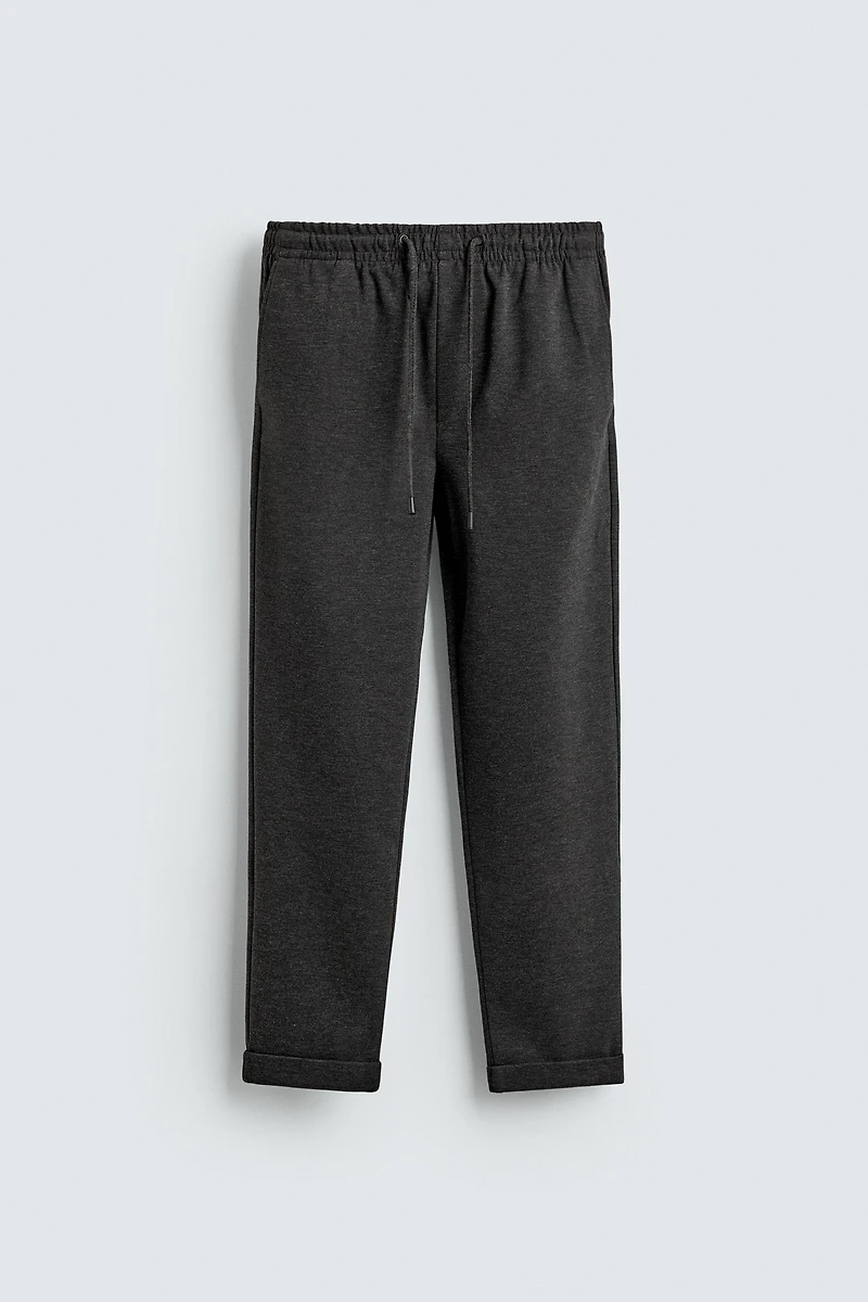 COMFORT NON-IRON JOGGER-WAIST PANTS