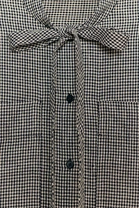 ZW COLLECTION PLAID LINEN SHIRT