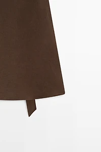 Flowing linen halter top