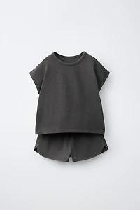 ENSEMBLE T-SHIRT ET BERMUDA UNI