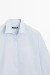 100% cotton shirt with pocket detail