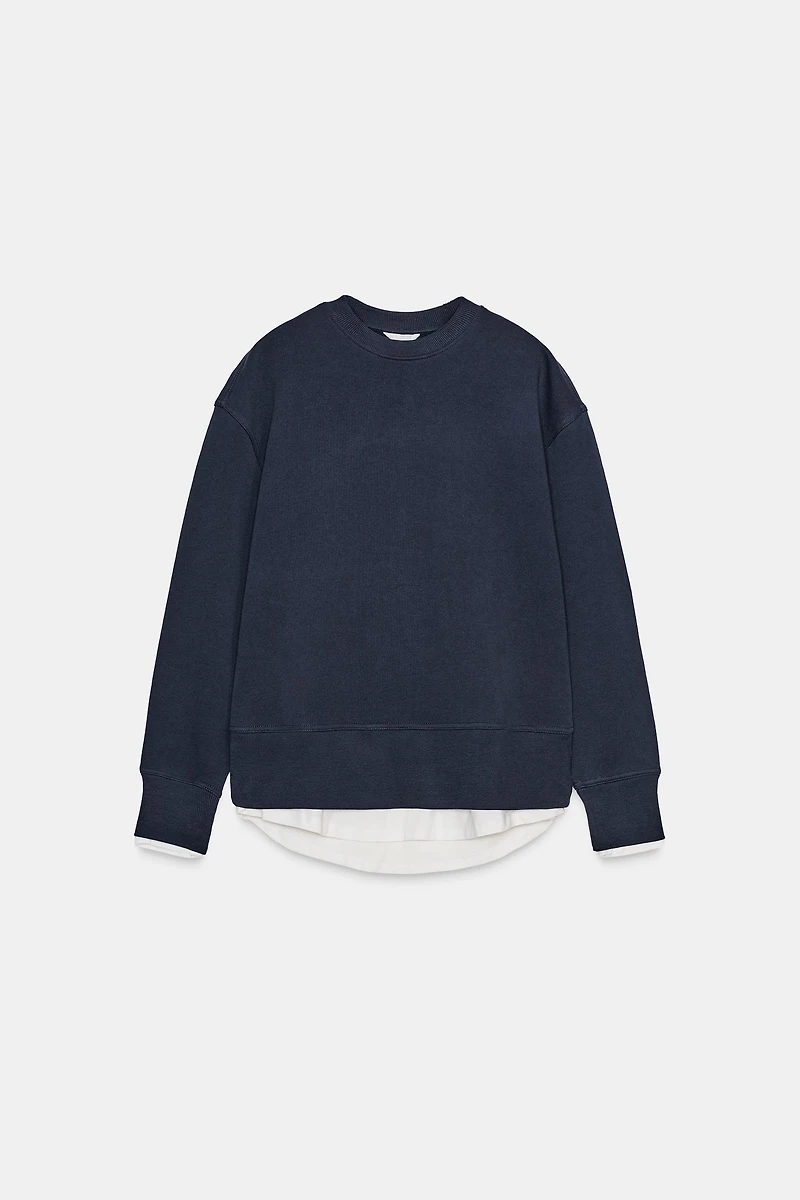 SWEAT MOLLETON BIMATIÈRE