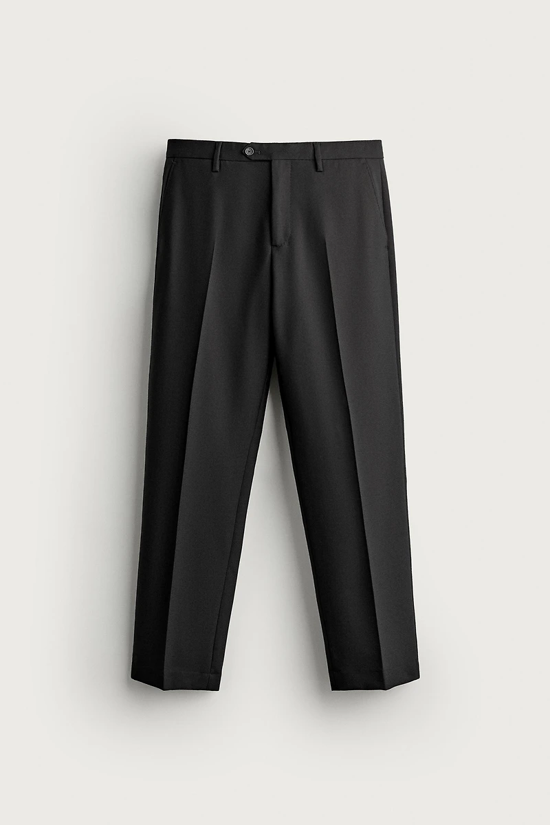100% WOOL SUIT PANTS