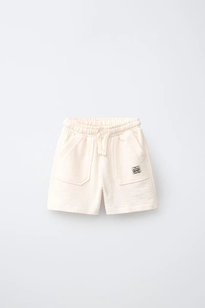 SHORT EN CRÊPE UNIE
