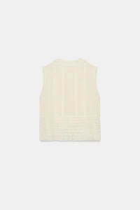 BLOUSE DENTELLE SANS MANCHES ZW COLLECTION