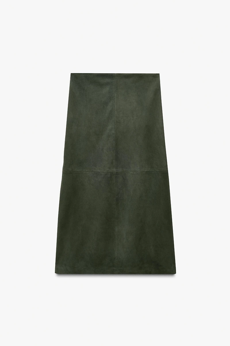 LIMITED EDITION MINIMAL SUEDE SKIRT