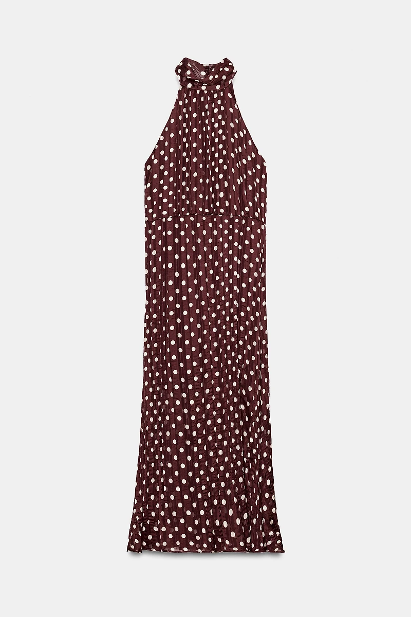POLKA DOT MIDI DRESS