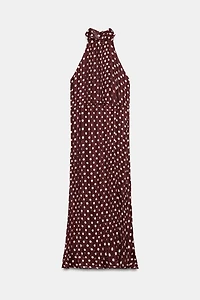 POLKA DOT MIDI DRESS