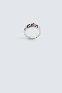 BAGUE FANTAISIE CONTRASTÉE