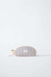 STRIPED SCHOOL PENCIL CASE