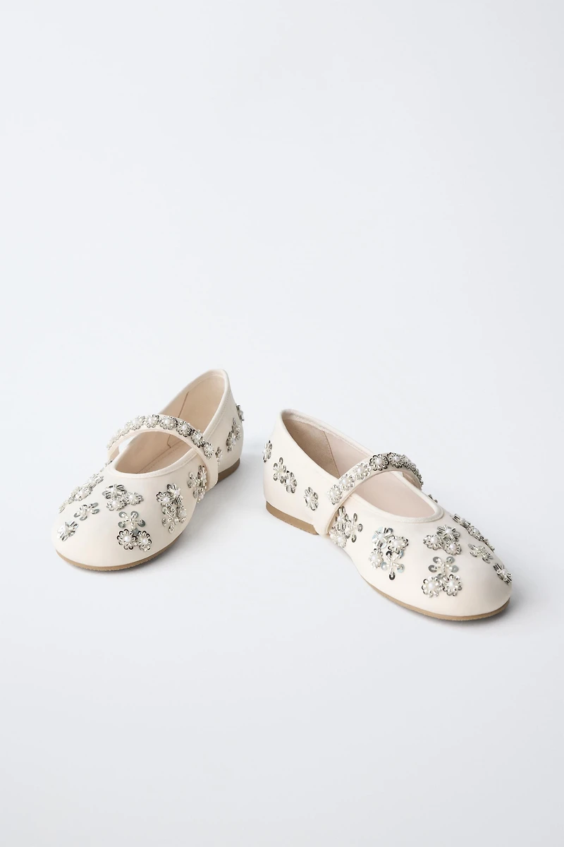 BALLERINES À STRASS