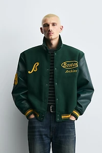 COMBINATION BOMBER JACKET