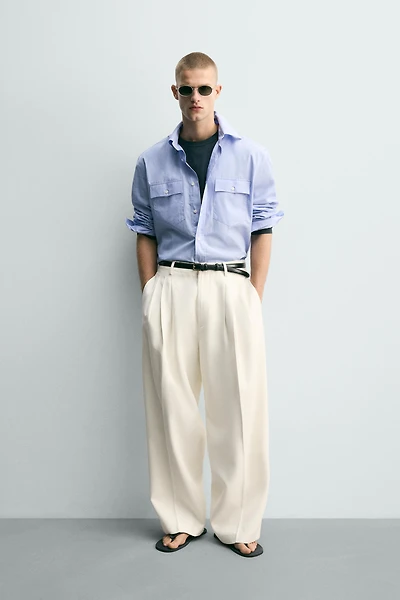 CHEMISE RELAXED FIT À POCHES