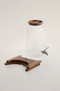 ACRYLIC AND WOOD DISPENSER