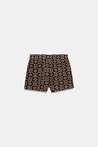 SHORT BRODERIES PERFORÉES