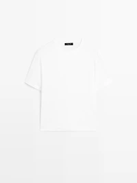 T-shirt à manches courtes en coton mélang
