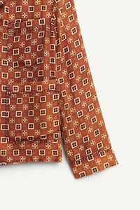 LIMITED EDITION 100% SILK PRINTED SHIRT