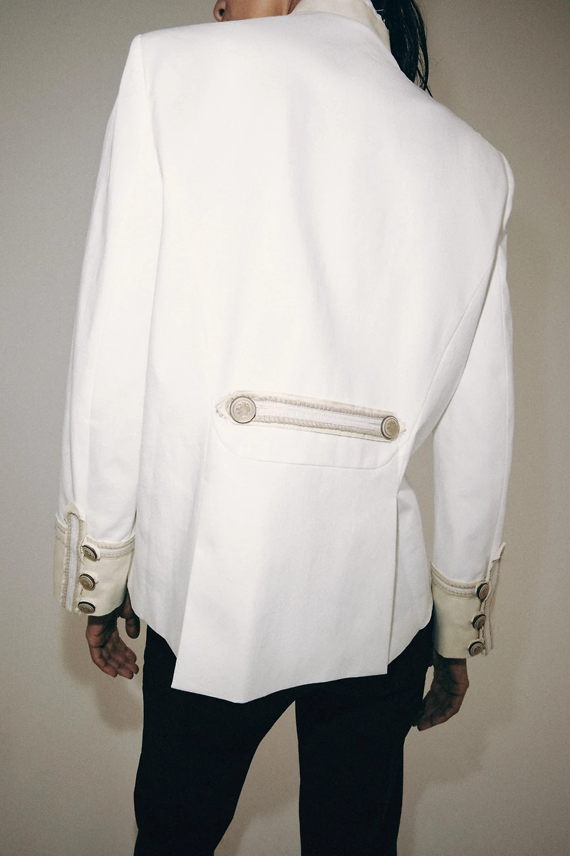 ZW COLLECTION JACKET WITH BUTTON DETAILS