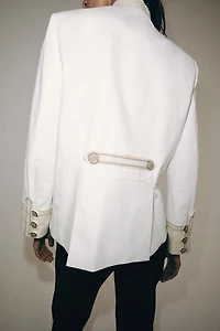 ZW COLLECTION JACKET WITH BUTTON DETAILS
