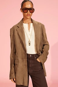 LIMITED EDITION 100% SUEDE LEATHER BLAZER
