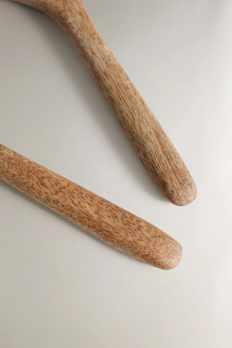 MANGO WOOD SALAD CUTLERY SET
