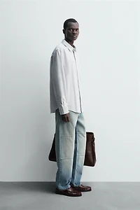 CHEMISE OXFORD RAYURES