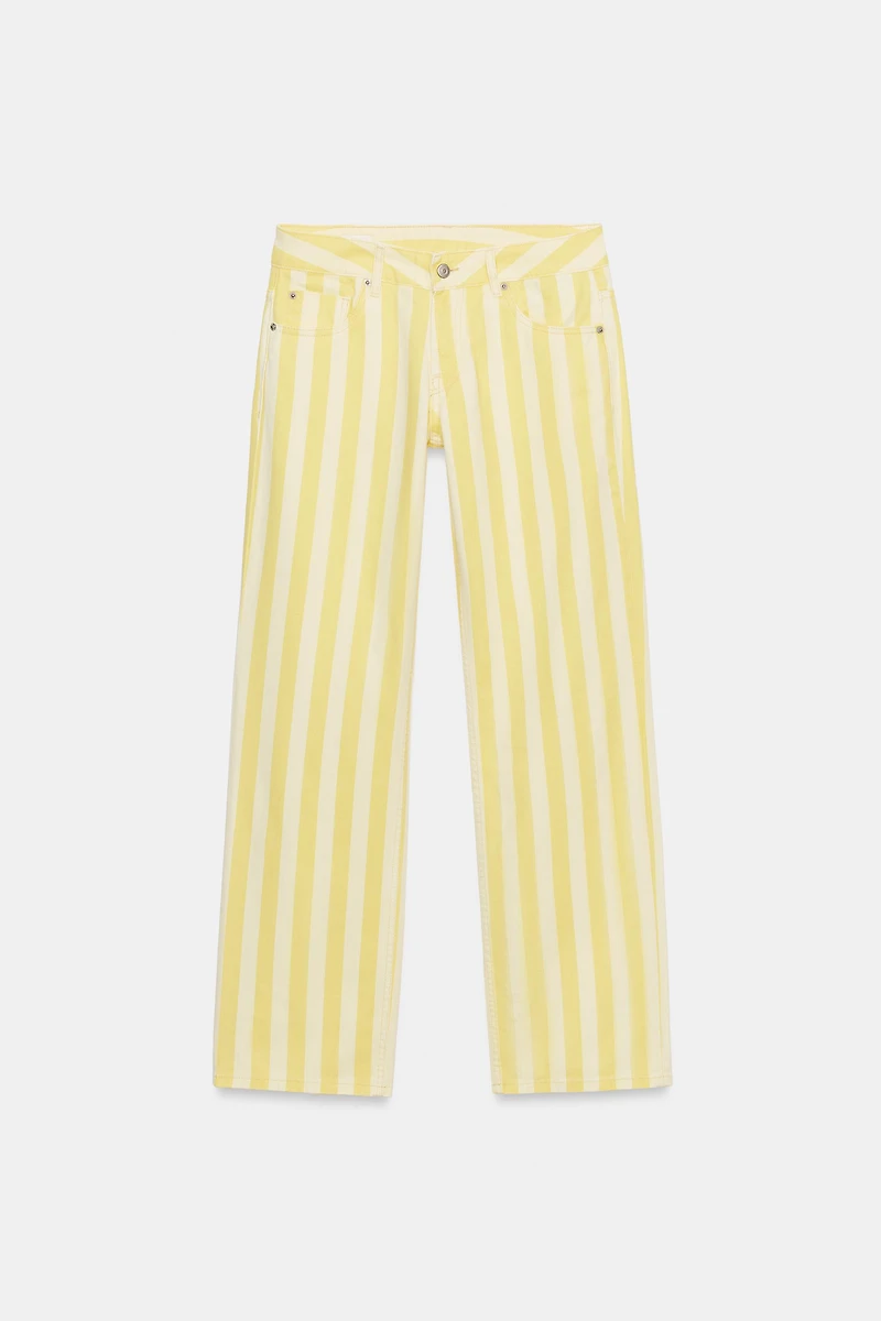 TRF STRAIGHT FIT STRIPED JEANS