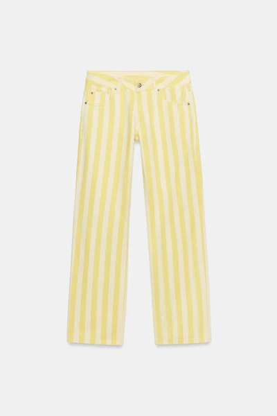 TRF STRAIGHT FIT STRIPED JEANS
