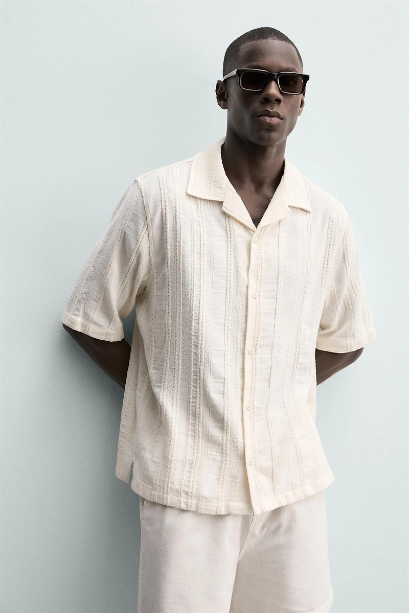 GEOMETRIC JACQUARD SHIRT