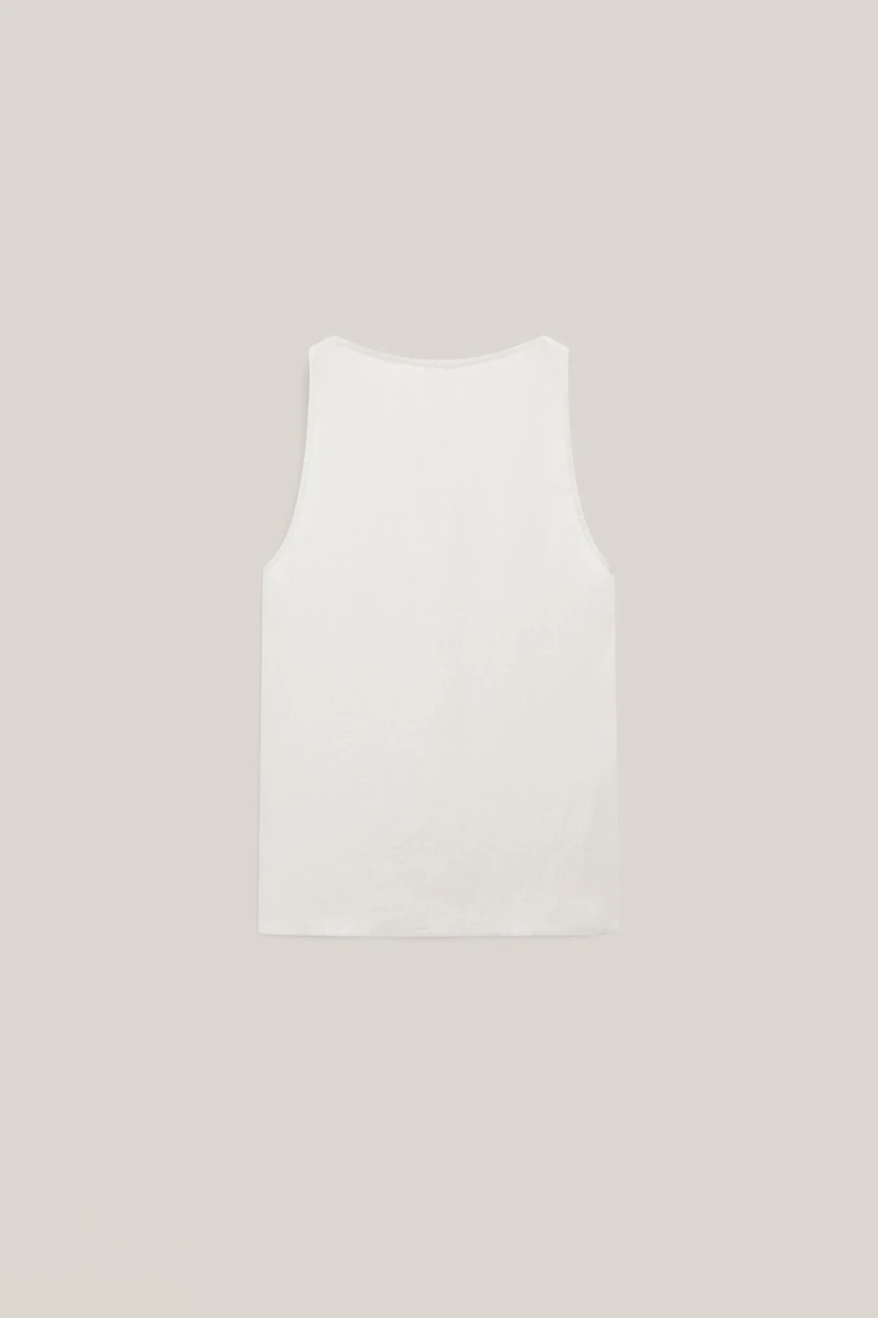 Top à larges bretelles en pure soie - ÉDITION LIMITÉE