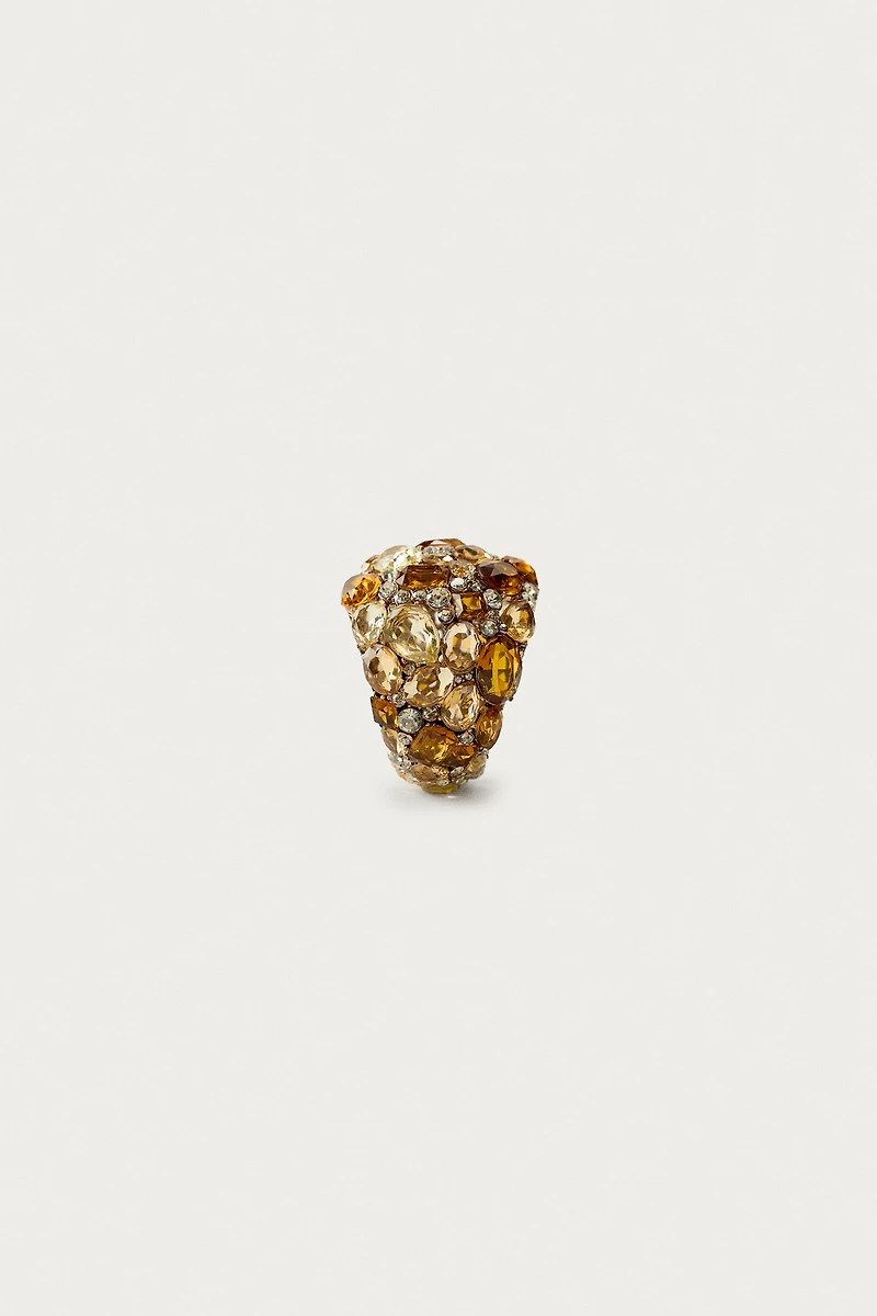 MARISA BERENSON X ZARA JEWELED METAL BRACELET